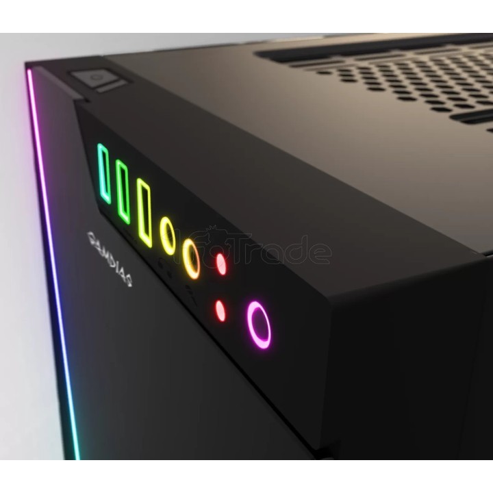 Boîtier Moyen Tour ATX Gamdias Argus M1 RGB avec | Ordiland