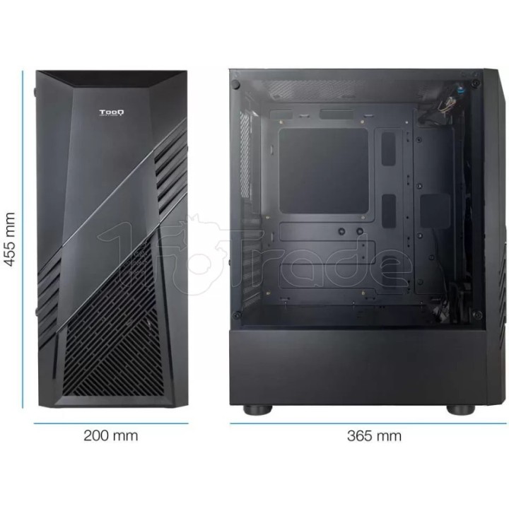 Boîtier Moyen Tour ATX TooQ BioHazard TQGCC102 RGB | Ordiland