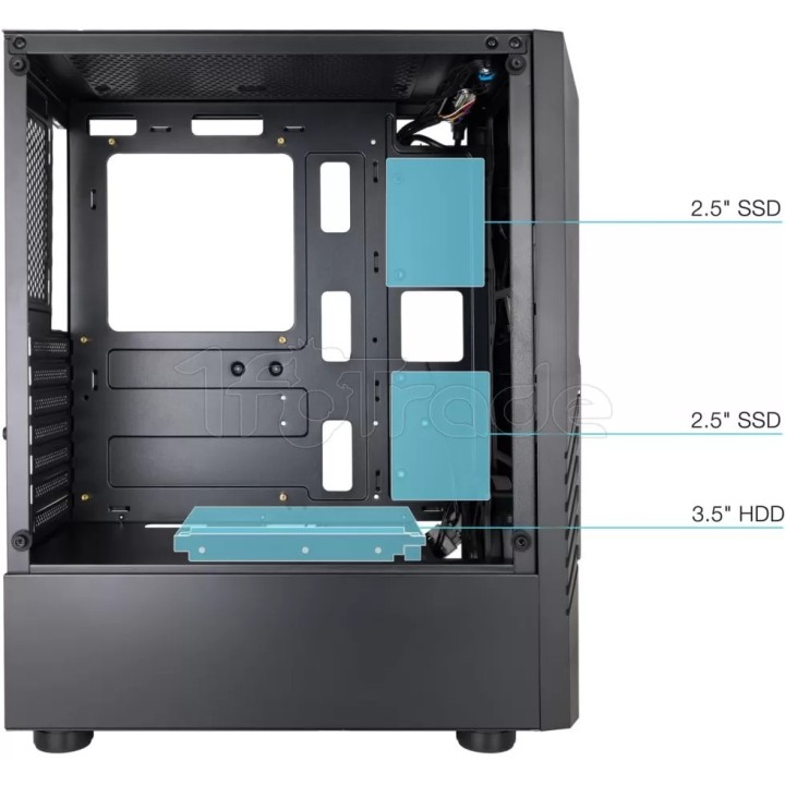 Boîtier Moyen Tour ATX TooQ BioHazard TQGCC102 RGB | Ordiland