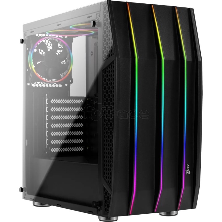 Boîtier Moyen Tour ATX AeroCool Klaw RGB avec | Ordiland
