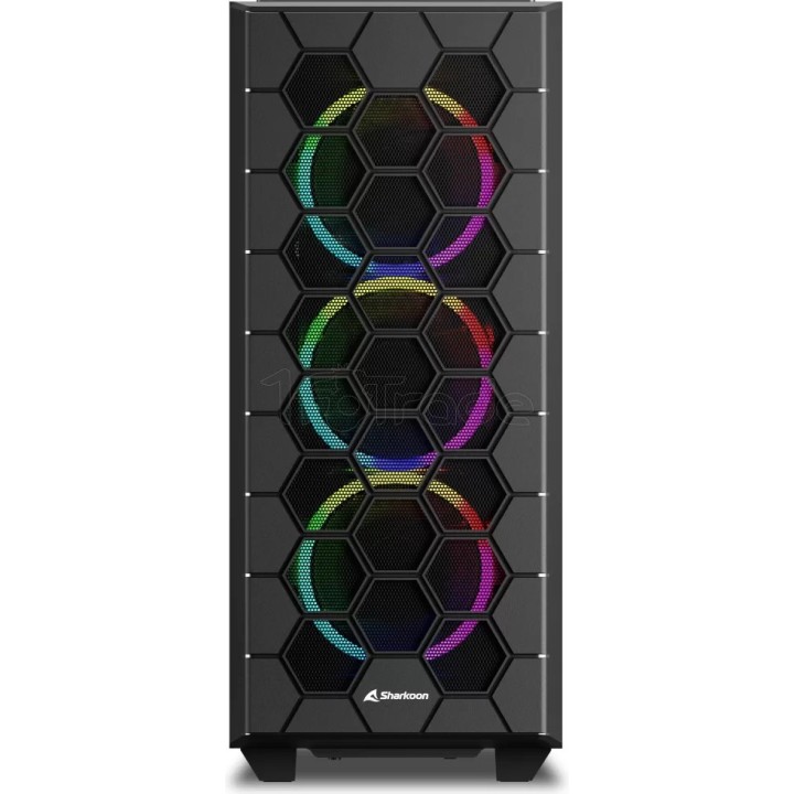 Boîtier Moyen Tour ATX Sharkoon Hex RGB avec panneau | Ordiland