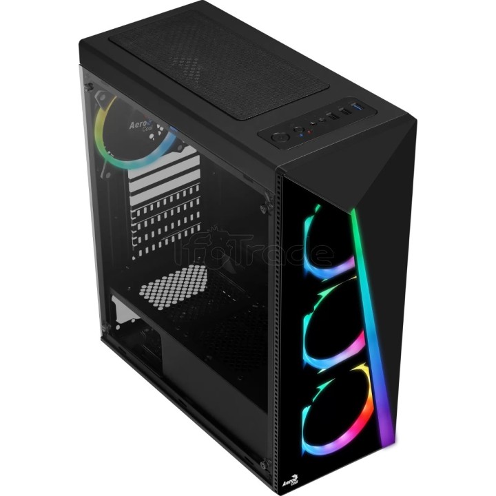 Boîtier Moyen Tour ATX AeroCool Shard Tempered Glass | Ordiland