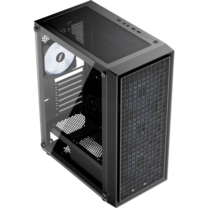 Boîtier Moyen Tour ATX 1stPlayer Go6 RGB avec panneau | Ordiland
