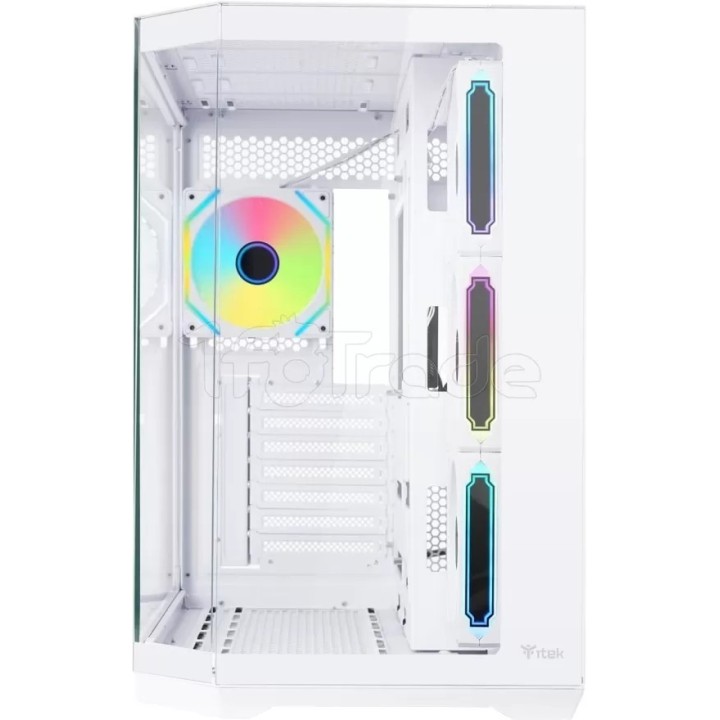 Boîtier Moyen Tour ATX iTek Dark Cave Aku RGB avec | Ordiland