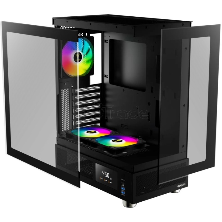 Boîtier Moyen Tour ATX Gamdias Atlas E1 RGB avec | Ordiland