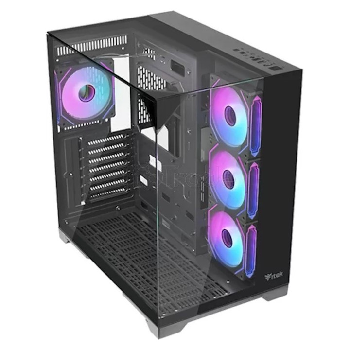 Boîtier Moyen Tour ATX iTek Dark Cave Pano RGB avec | Ordiland