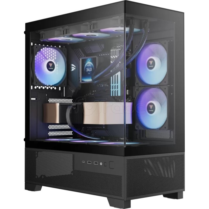 Boîtier Moyen Tour ATX Gamdias Aura GC12 RGB avec | Ordiland