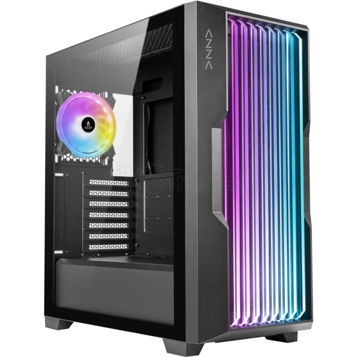 Boîtier Moyen Tour ATX Azza Guardian RGB avec panneau | Ordiland