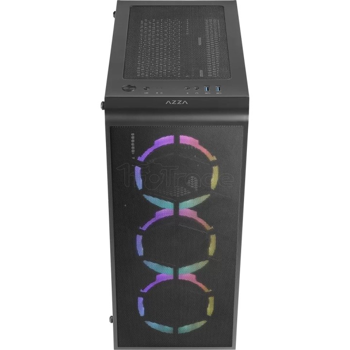 Boîtier Moyen Tour ATX Azza Prime RGB avec panneau | Ordiland