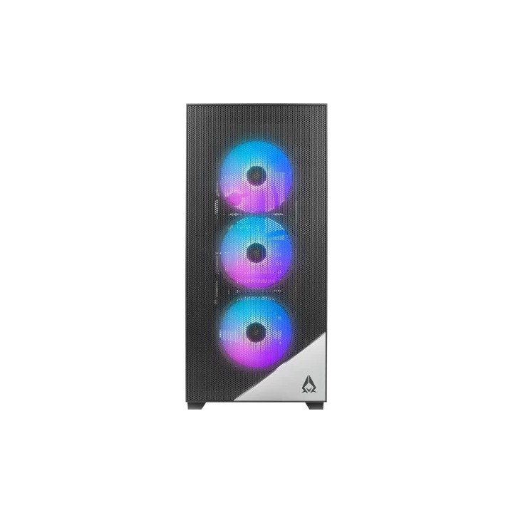 Boîtier Moyen Tour ATX Azza Aero RGB (Noir) | Ordiland