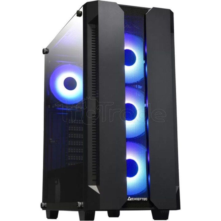 Boîtier Moyen Tour ATX Chieftec Hunter GS-01B-OP RGB | Ordiland