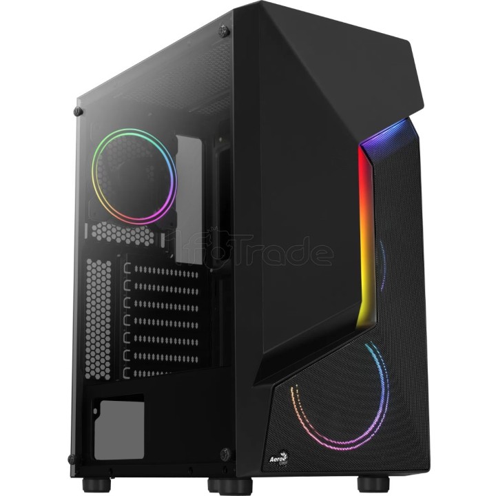 Boîtier Moyen Tour ATX AeroCool Scape V2 RGB avec | Ordiland