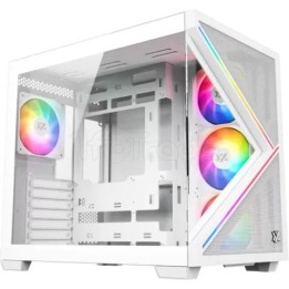 Boîtier Moyen Tour ATX XYZ Qubex RGB avec panneaux | Ordiland