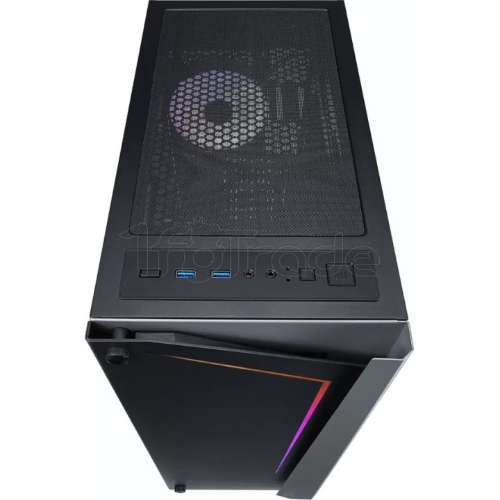 Boîtier Moyen Tour ATX Azza Apollo RGB avec panneau | Ordiland