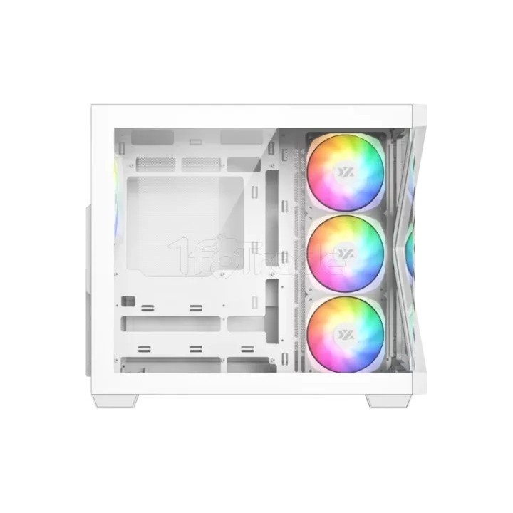 Boîtier Moyen Tour ATX XYZ Qubex RGB avec panneaux | Ordiland