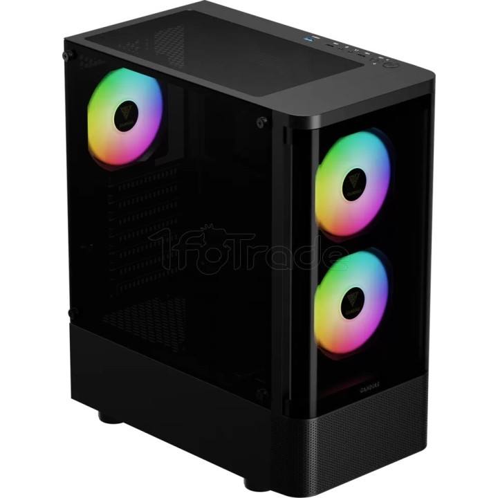 Boîtier Moyen Tour ATX Gamdias Talos E3 CG RGB avec | Ordiland