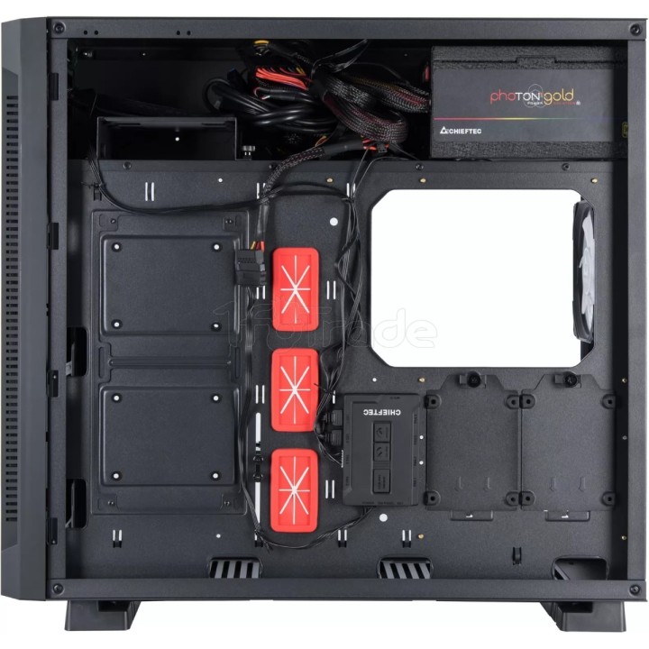 Boîtier Moyen Tour ATX Chieftronic G1 GR-01B RGB avec | Ordiland