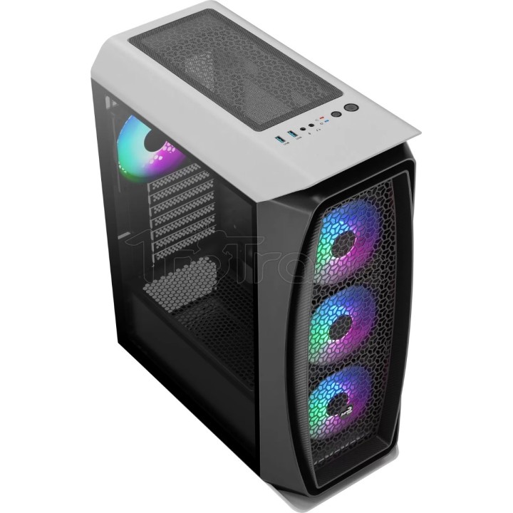 Boîtier Moyen Tour ATX AeroCool Aero One Frost RGB | Ordiland