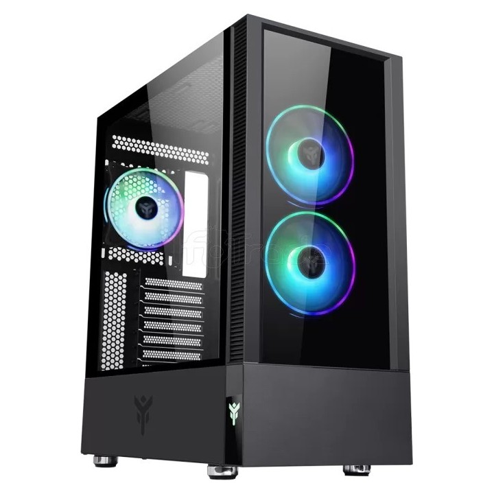 Boîtier Moyen Tour ATX iTek Vertibra Q210 RGB avec | Ordiland