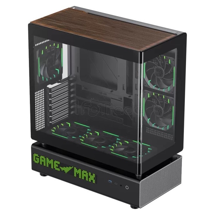 Boîtier Moyen Tour ATX Gamemax N90 RGB avec panneaux | Ordiland