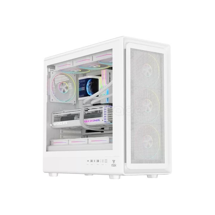 Boîtier Moyen Tour ATX iTek Meshcore 36W ARGB avec | Ordiland