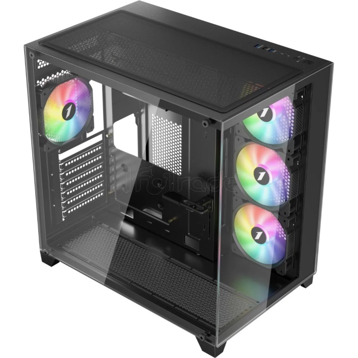 Boîtier Moyen Tour ATX 1stPlayer MV8-TP RGB avec | Ordiland