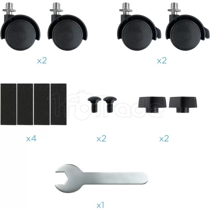 Support à roulettes TooQ UMCS0004 pour Boitier / | Ordiland