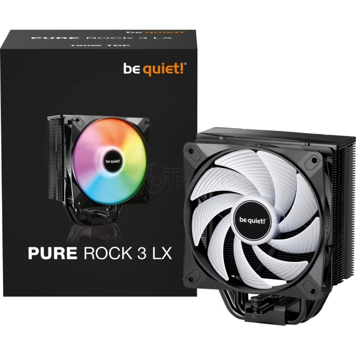 Ventilateur processeur be quiet! Pure Rock 3 LX RGB | Ordiland