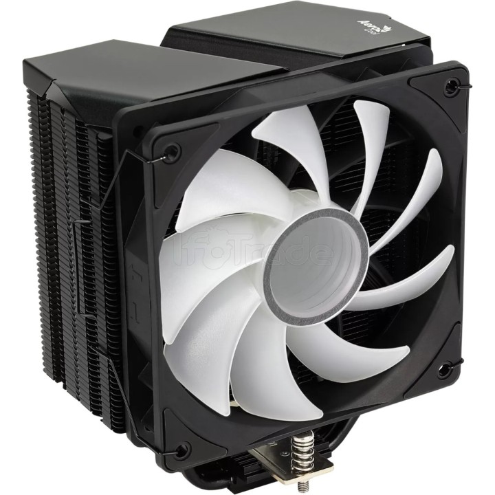 Ventilateur processeur AeroCool Rime 4 Dual RGB (Noir) | Ordiland