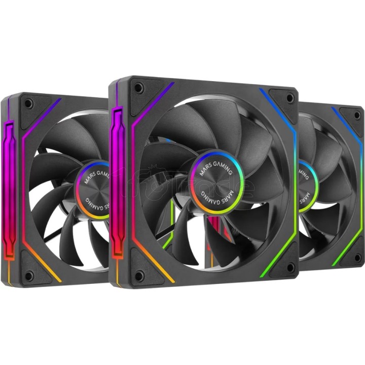 Lot de 3 Ventilateurs boîtier Mars Gaming | Ordiland