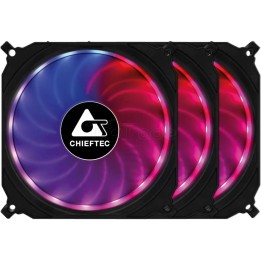 Lot de 3 Ventilateurs de boîtier Chieftec Tornado RGB | Ordiland