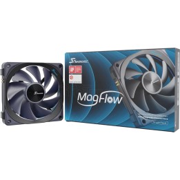 Ventilateur de boîtier Seasonic MagFlow - 12cm (Noir) | Ordiland