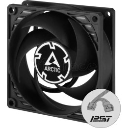 Ventilateur de boîtier Arctic P8 PST - 8cm (Noir) | Ordiland