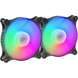Lot de 2 Ventilateurs boîtier Mars Gaming MF-Duo RGB | Ordiland