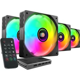 Lot de 4 Ventilateurs de boîtier Mars Gaming MF-SI RGB | Ordiland