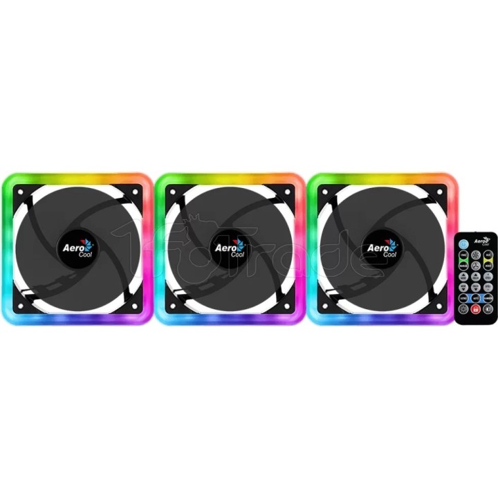 Lot de 3 Ventilateurs de boîtier AeroCool Edge 14 Pro | Ordiland