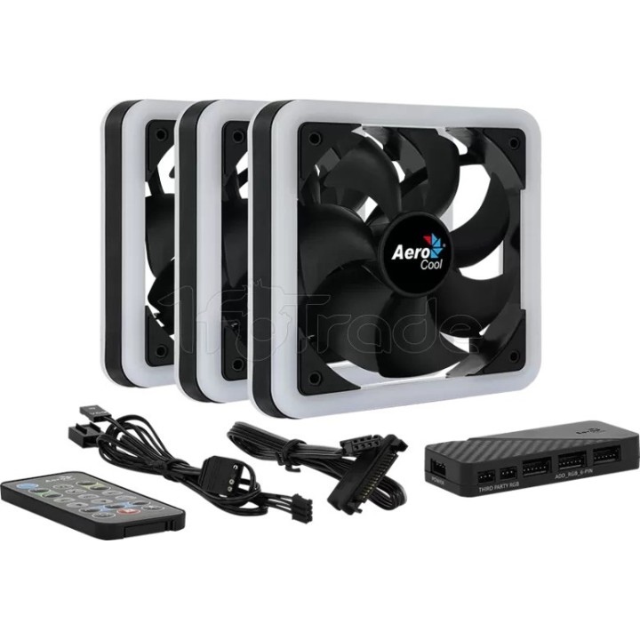 Lot de 3 Ventilateurs de boîtier AeroCool Edge 14 Pro | Ordiland