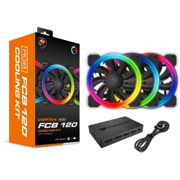 Lot de 3 Ventilateurs de boîtier Cougar Vortex FCB | Ordiland