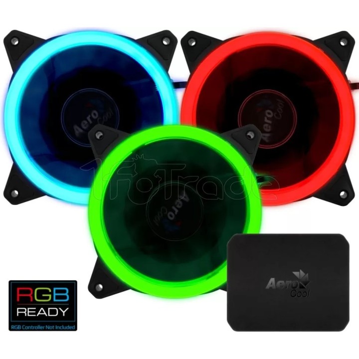 Lot de 3 Ventilateurs de boîtier AeroCool Rev RGB Pro | Ordiland