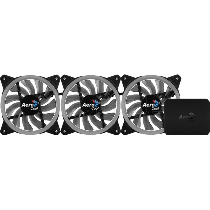 Lot de 3 Ventilateurs de boîtier AeroCool Rev RGB Pro | Ordiland