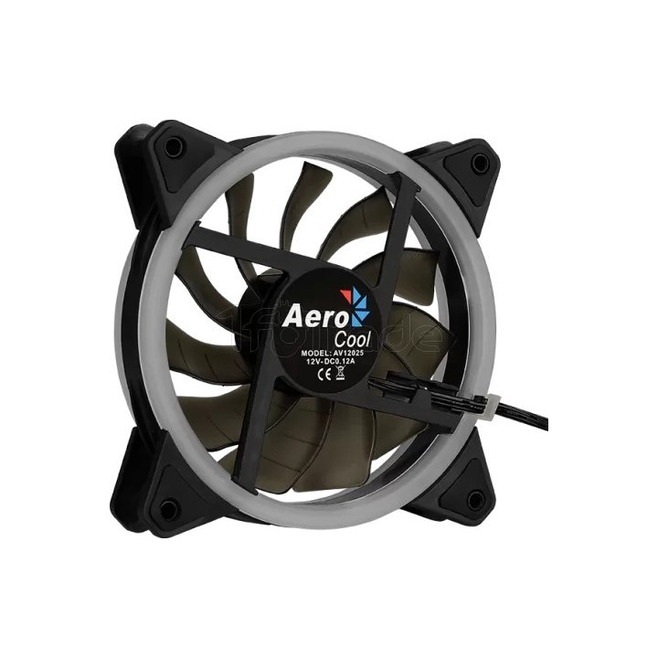 Ventilateur de boîtier AeroCool Rev RGB 12cm (Noir) | Ordiland