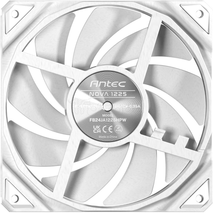 Ventilateur de boîtier Antec Nova - 12cm (Blanc) | Ordiland