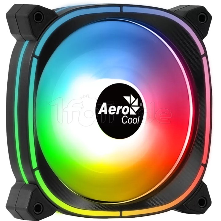 Ventilateur de boîtier AeroCool Astro 12F RGB 12cm | Ordiland