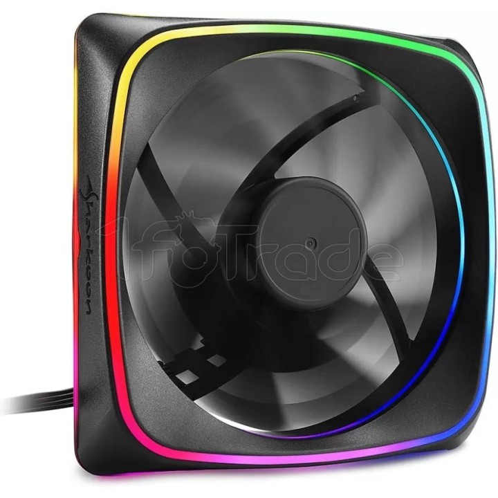 Ventilateur de boîtier Sharkoon RGB Shark Lights RGB | Ordiland
