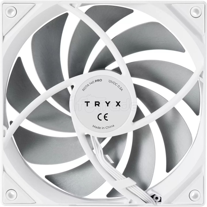 Ventilateur de boîtier Tryx Rota Pro - 14cm (Blanc) | Ordiland