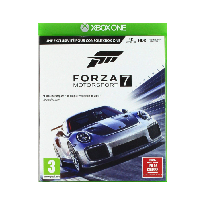 Forza Motorsport 7 Xbox One d'occasion | Ordiland Mulhouse