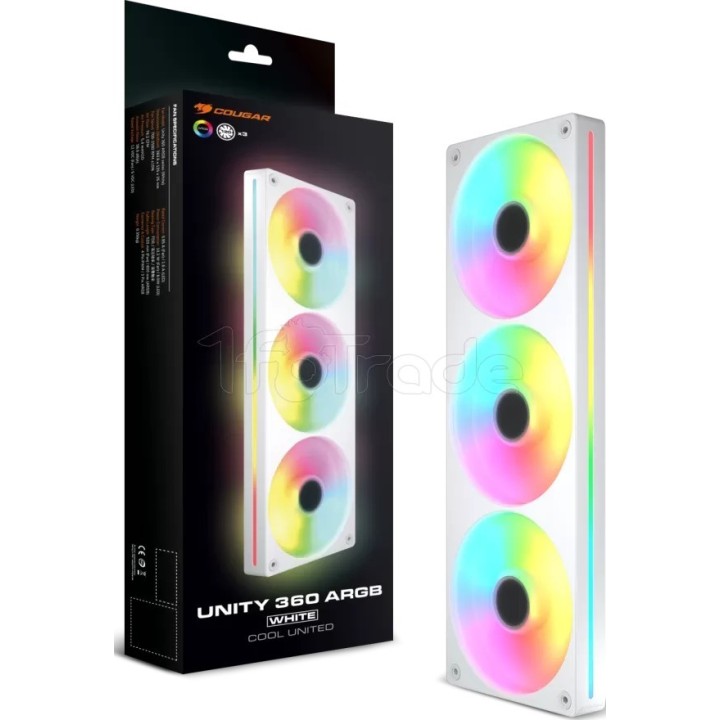 Triple Ventilateur de boîtier Cougar Unity RGB | Ordiland