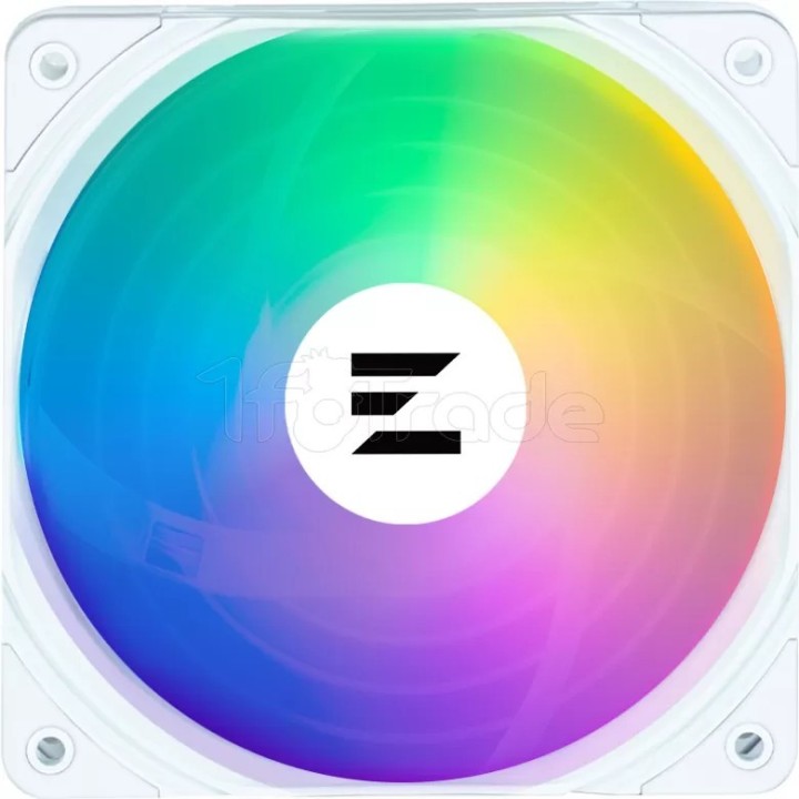 Ventilateur de boîtier Zalman AF RGB - 12cm (Blanc) | Ordiland