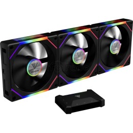 Lot de 3 Ventilateurs de boîtier Gamdias Aeolus P2U | Ordiland