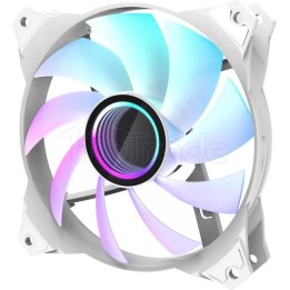 Ventilateur de boîtier Zalman IF120 RGB - 12cm (Blanc) | Ordiland